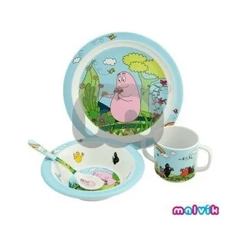 Talíř PETIT JOUR PARIS Petit Jour Paris Barbapapa jídelní set od 6m+