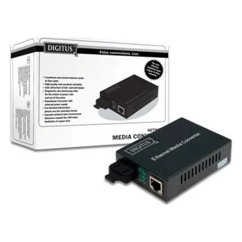 Média konvertor Digitus Media Converter Singlemode 10/100Base-TX to 100Base-FX (DN-82023)