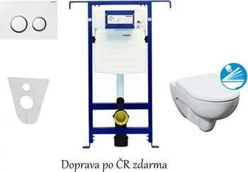 Geberit Duofix - Sada pro závěsné WC + klozet a sedátko Keramag 111.355.00.5 SKC