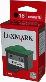 Inkoustová cartridge Lexmark Z33, Z13, Z25, Z35, 10N0016 černá, no.16, originál