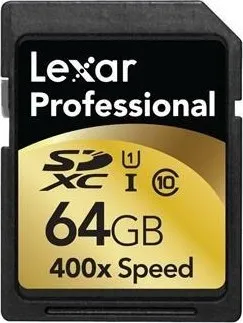 Lexar 64GB UHS-I SD 400x Professional Class 10