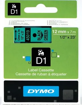 Pásek do tiskárny Páska Dymo Pocket 12 mm černá/zelená
