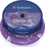 Verbatim DVD+R 4.7GB 16x CakeBox 25 ks