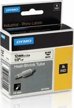 Průmyslový kabel Speciální D1 páska - RHINO - plochá smršťovací bužírka D1 9 mm x 1,5 m, černá na žluté