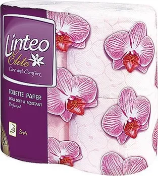 Toaletní papír Toaletní papír LINTEO Satin 3vrst. 4ks parfemovaný