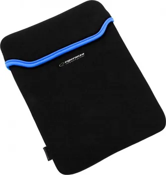 Pouzdro na tablet ESPERANZA Taška pro Tablet 9,7'' 4:3 ET172B | Black / Blue | Neopren 3mm