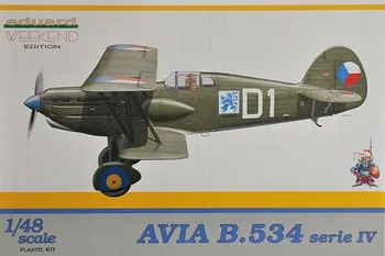 Plastikový model Eduard Avia B-534 serie IV - 1:48