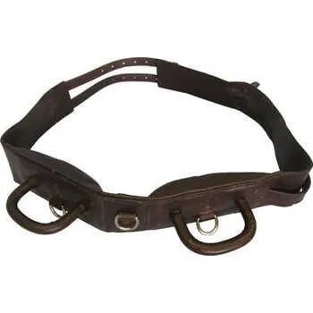 Jezdectví Excelsior obřišník s madly kožený hnědý