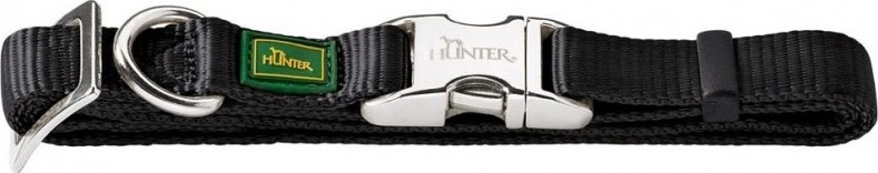 Collare Hunter Vario-Basic ALU-Strong - Nero Taglia L Per Cani, Resistente E Comodo - Foto 3