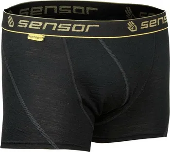 Pánské termo spodní prádlo Sensor Merino Wool Active pánské trenky černá