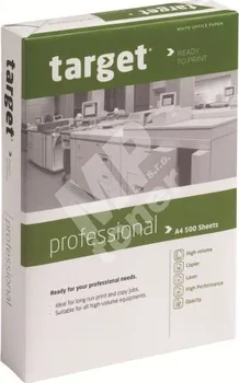 Kancelářský papír Xerografický papír A4 75g Target Profesional B+