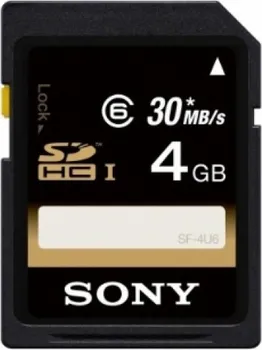 Paměťová karta Sony SD karta SF4U 4GB Experience 30MB/s