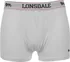 Boxerky Lonsdale 2 Pack Trunk Mens White