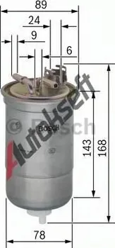 Palivový filtr Filtr palivový BOSCH (BO 0450906274)