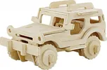 Dřevěné skládačky 3D puzzle - Jeep 