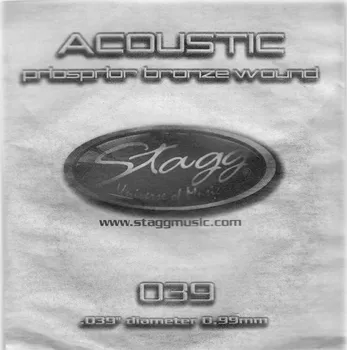 Struna pro kytaru a smyčcový nástroj Stagg PBW-039