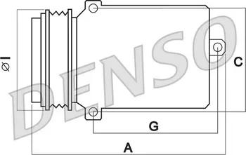 Kompresor klimatizace Kompresor klimatizace DENSO (DE DCP05077)