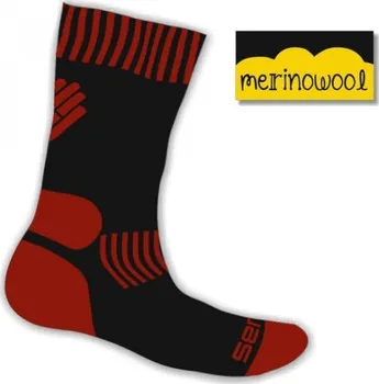 Pánské termo ponožky Sensor Expedition Merino černá 6-8