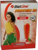 DietLine Protein 20 Koktejl Jahoda 3 sáčky