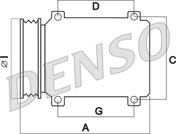 Kompresor klimatizace Kompresor klimatizace DENSO (DE DCP50301)