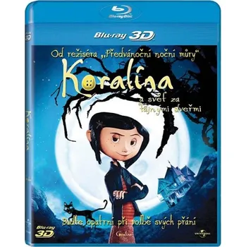 Blu-ray Koralína a svět za tajnými dveřmi 3D (2009) Blu-ray film Blu-ray Koralína a svět za tajnými dveřmi 3D (2009)