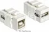 Síťový kabel Delock Keystone modul USB 2.0 A samice > USB 2.0 B samice