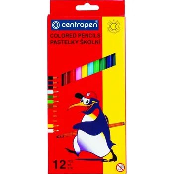 Výtvárné potřeby Pastelky školní 12 ks Centropen