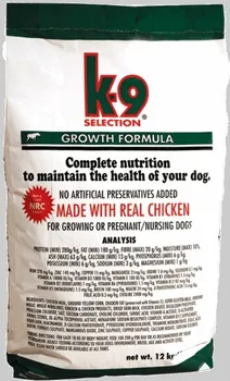 Krmivo pro psa K-9 Selection Growth Formula