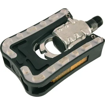 Pedál na kolo pedály MTB sklopný, hliníkovýs kuličkovým uložením