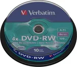 Verbatim DVD-RW 4,7GB 4x 10 cake