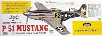Plastikový model P-51 Mustang (402) 705mm