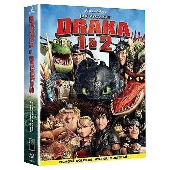 Blu-ray Kolekce Jak vycvičit draka 1 + 2 Blu-ray film Blu-ray Kolekce Jak vycvičit draka 1 + 2