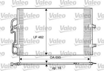 Výparník klimatizace Chladič klimatizace - VALEO (VA 816852)