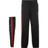 adidas 3 Stripe Fleece Sweatpants Mens Black/Red