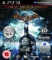 Hra pro PlayStation 3 PS3 Batman: Arkham Asylum Game of the Year