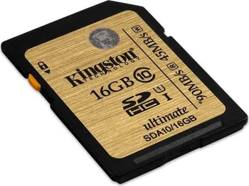 Paměťová karta Kingston Secure Digital SDHC 16 GB Class 10 UHS I (SD10V/16GB)