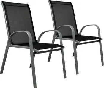 Garthen 29330 židle 2 ks černé