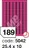Samolepicí etikety Rayfilm Office - fluo růžová, 300 archů, 25,4 x 10 mm