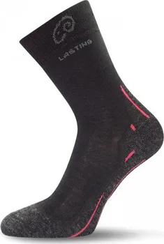 pánské ponožky Lasting Merino WHI 900 černé