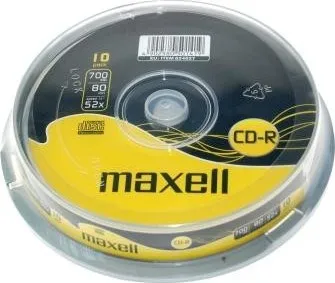 Optické médium Maxell CD-R 700MB 52x 10SP