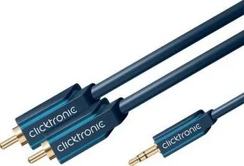 Audio kabel ClickTronic HQ kabel Jack 3,5mm, M/M, 5m