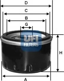 Olejový filtr Olejový filtr UFI (23.478.00)