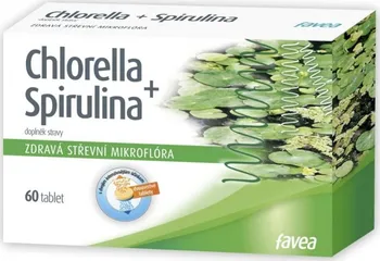Superpotravina Favea Chlorella + Spirulina 60 tbl.