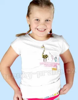Chlapecké tričko Dívčí tričko Gina Disco - bílá