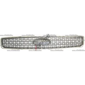 Nárazník mřížka s chromovým rámečkem - šedá (tmavá) [05-] (20.93.232)