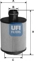 Olejový filtr Olejový filtr UFI (25.055.00)