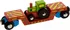 Vláček a vláčkodráha Bigjigs Toys Vagon s traktorem 