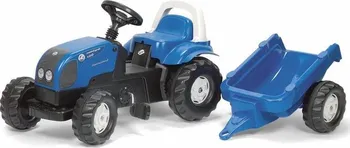 Dětské šlapadlo Rolly Toys Šlapací traktor Rolly Kid Landini modrý s vlekem