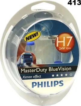 Autožárovka Philips H7 24V 70W PX26d MASTER DUTY BLUE 2ks 13972MDBVS2