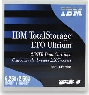 Optické médium IBM Ultrium LTO6 2,5/6,25TB data cartridge 1ks